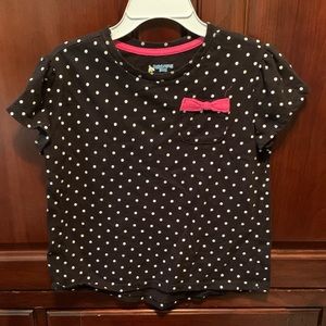 Girls Polka Dot Tee Size 6